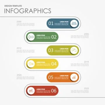 Infographic template. Vector illustration. Illustrazione stock