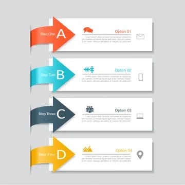 Infographic template. Vector illustration. Stock Illustration
