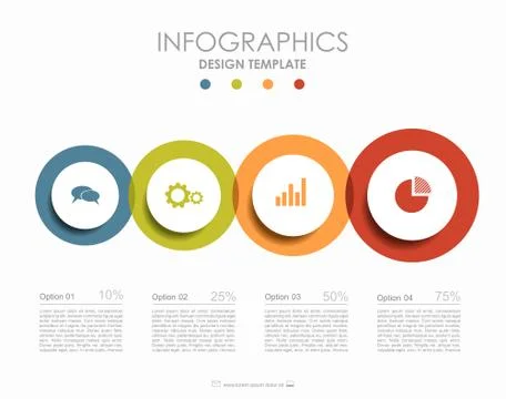Infographic template. Vector illustration. Stock Illustration