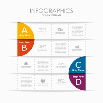 Infographic template. Vector illustration. Stock Illustration