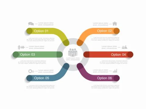 Infographic template. Vector illustration. Stock Illustration