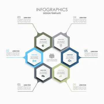 Infographic template. Vector illustration. Illustrazione stock
