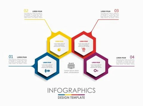 Infographic template. Vector illustration. Stock Illustration
