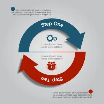 Infographic template. Vector illustration. Used for workflow layout, diagram Illustrazione stock
