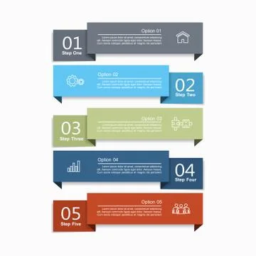 Infographic template. Vector illustration. Used for workflow layout, diagram Stock Illustration