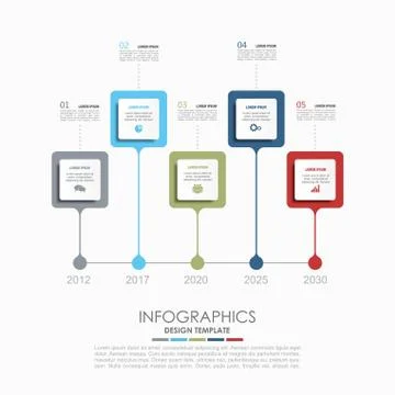 Infographic template. Vector illustration. Used for workflow layout, diagram Illustrazione stock