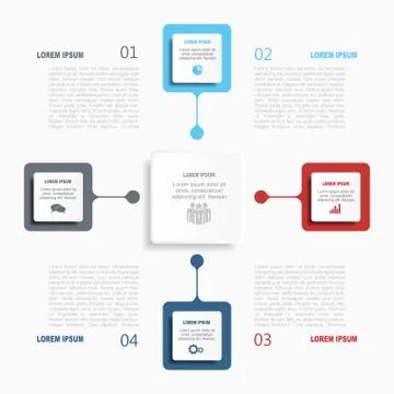 Infographic template. Vector illustration. Used for workflow layout, diagram Illustrazione stock