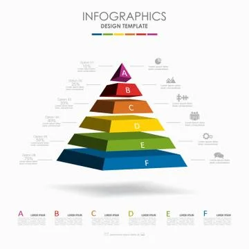 Infographic template. Vector illustration. Used for workflow layout, diagram Stock Illustration