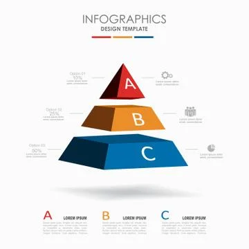Infographic template. Vector illustration. Used for workflow layout, diagram Stock Illustration