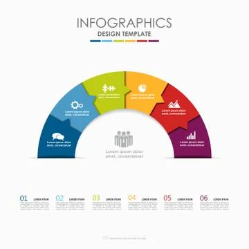 Infographic template. Vector illustration. Used for workflow layout, diagram Illustrazione stock