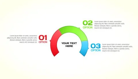 Infographic template for your design. Stock Illustration