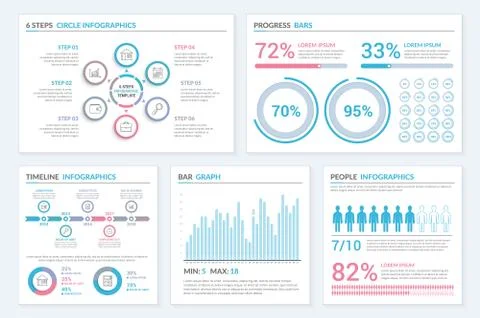 Infographic Templates Stock Illustration