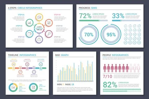 Infographic Templates Stock Illustration