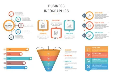 Infographic Templates Stock Illustration