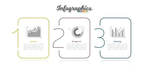 Infographic timeline template Stock Illustration