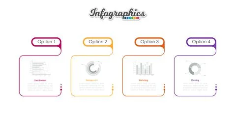 Infographic timeline template Illustrazione stock