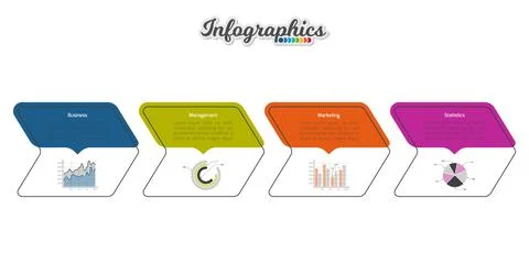 Infographic timeline template Illustrazione stock
