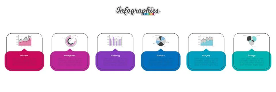 Infographic timeline template Illustrazione stock