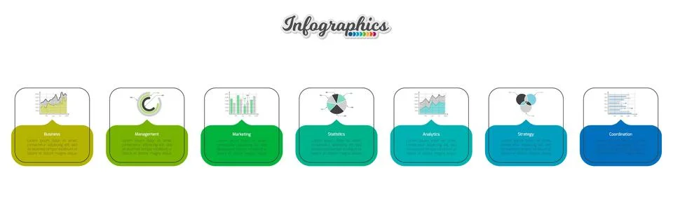 Infographic timeline template Illustrazione stock