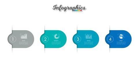 Infographic timeline template Illustrazione stock