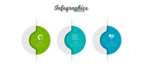 Infographic timeline template Illustrazione stock