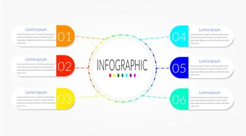 Infographic timelines Stock Illustration