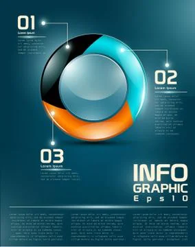 Infographic UI elements Stock Illustration