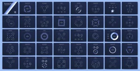 Infographic vector brochure elements for business illustration Stock Illustration