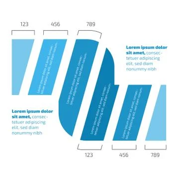 Infographic vector chart design Stock Illustration