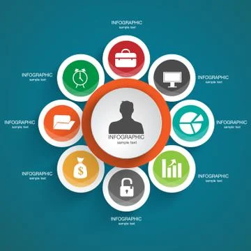 Infographic vector design Stock Illustration