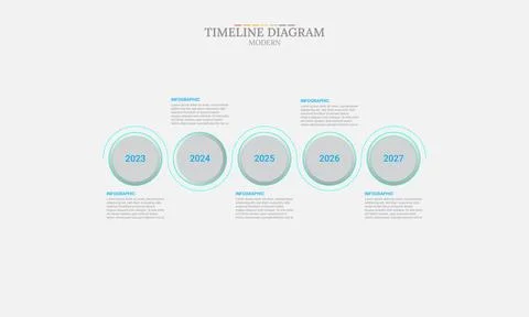 Infographic vector design template, work concept neatly organized 5 steps m.. Stock Illustration