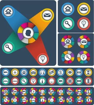 Infographic Vector Set Stock-Illustration