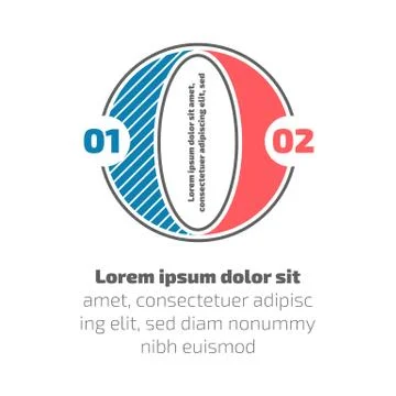 Infographic vector template Stock Illustration