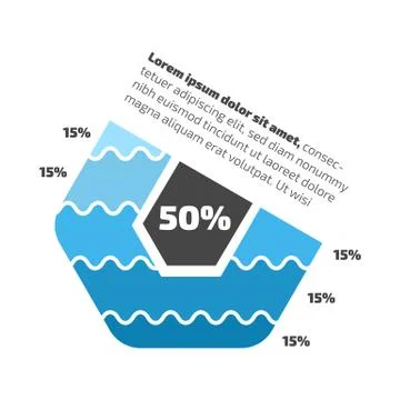 Infographic vector template Stock Illustration