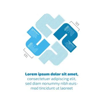 Infographic vector template Stock Illustration