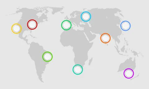 Infographic vector template for presentation, chart, diagram, graph, business Illustrazione stock