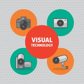 Infographic Of Visual Technology Stock Illustration
