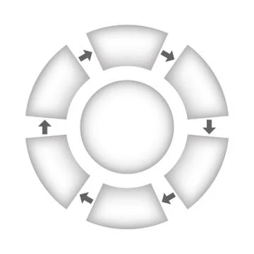 Infographic - wheel Stock Illustration