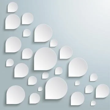 Infographic white abstract drops one direction piad Stock Illustration