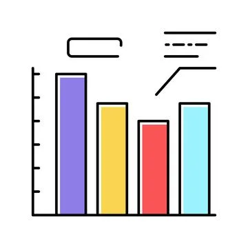 Infographic work process color icon vector illustration Stock Illustration