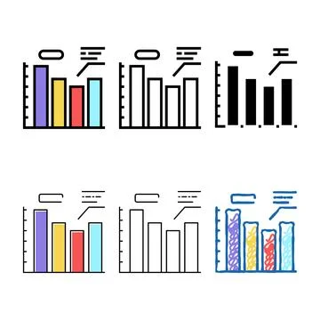 Infographic work process color icon vector edition イラスト素材