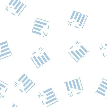 Infographic work process glyph seamless pattern Stock Illustration