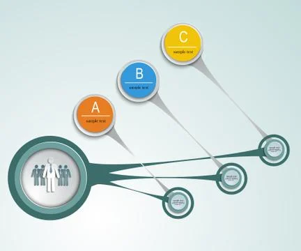 Infographics abc Stock Illustration