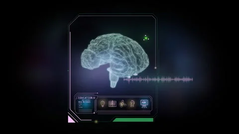 Infographics about education and intelligence Stock Footage 257153537