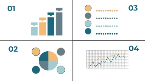 Infographics Animation Stock Footage 132043334
