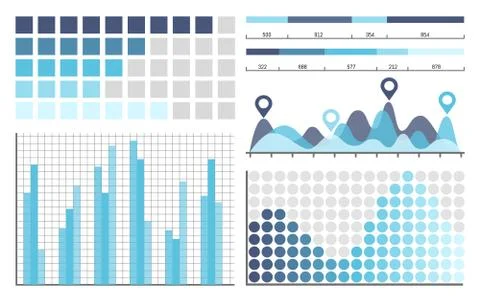 Infographics Business Concepts in Visual Form Stock Illustration