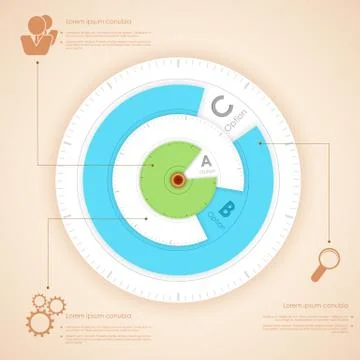 Infographics Chart Stock Illustration