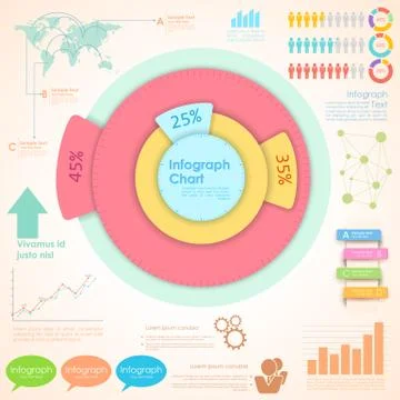 Infographics Chart Stock Illustration