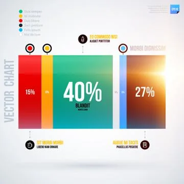 Infographics chart template. EPS10 Stock Illustration