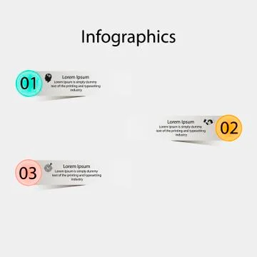 Infographics circle Stock Illustration